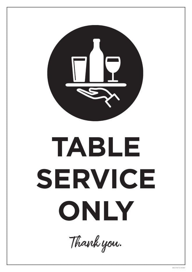 Table Service Only